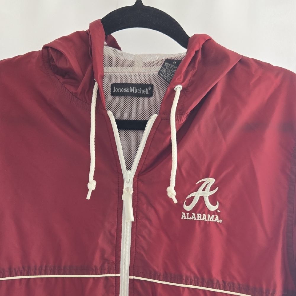Jones & Mitchell Red Alabama Windbreaker/Rain jacket
